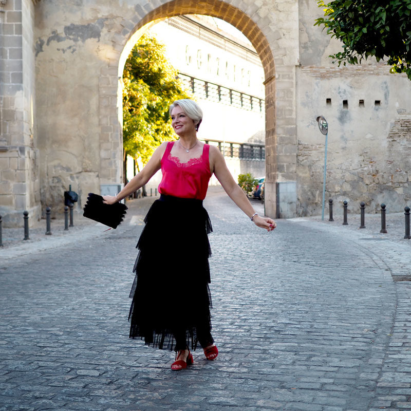 Midlifechic tulle skirt Jerez
