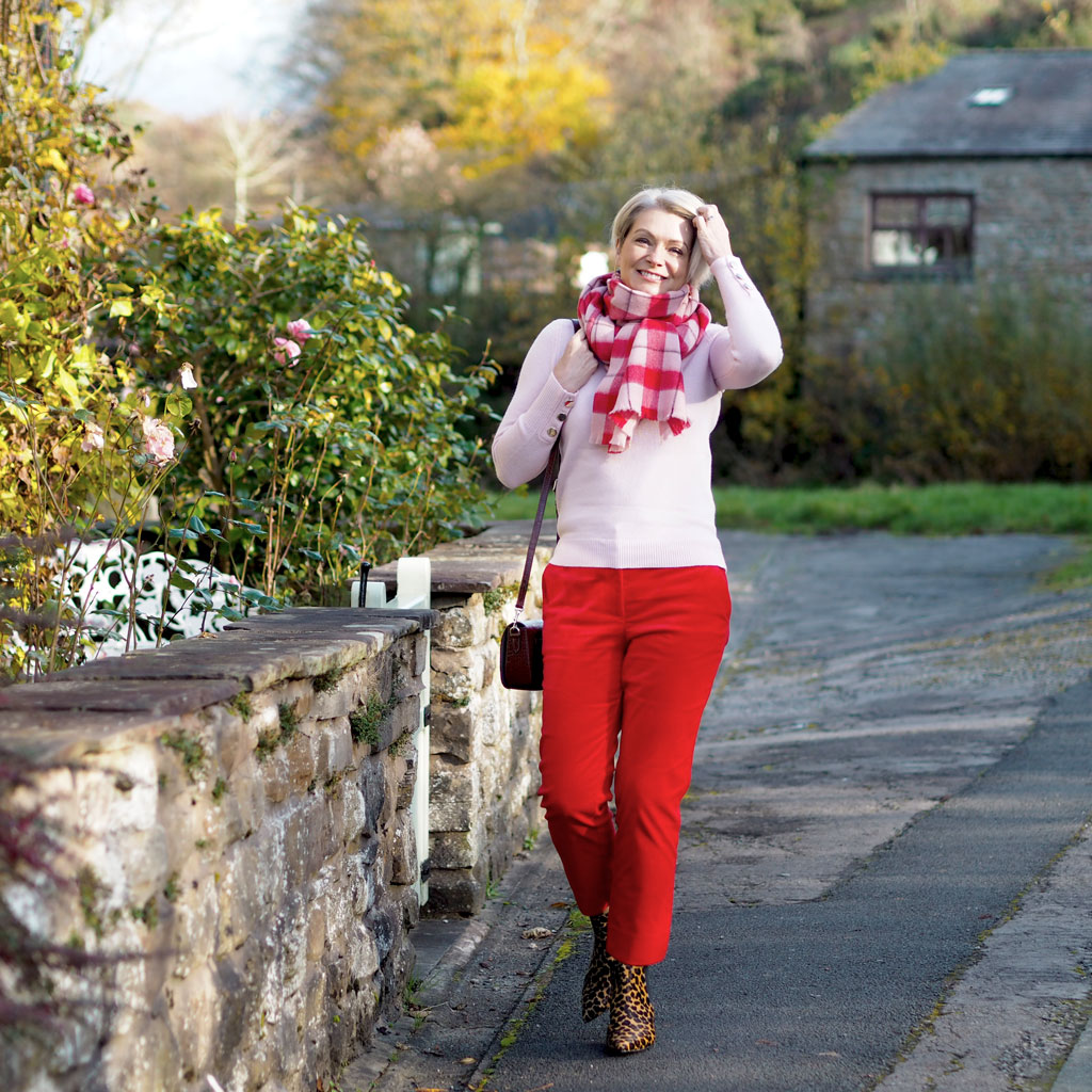 red and pink outfits
