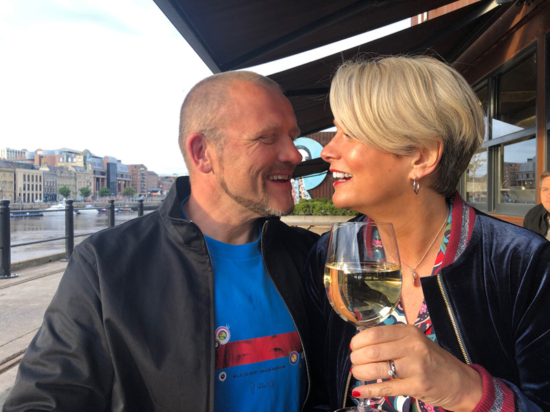 Midlifechic and husband, Newcastle