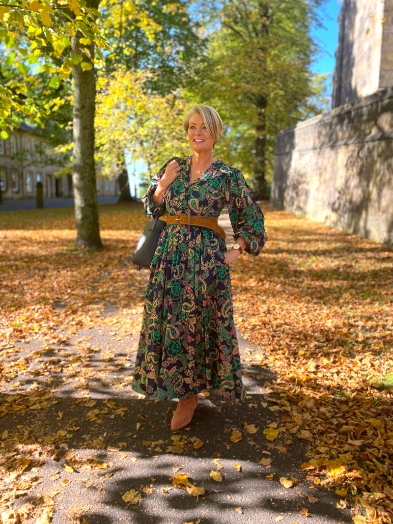 Boden Amelia maxi dress review Midlifechic