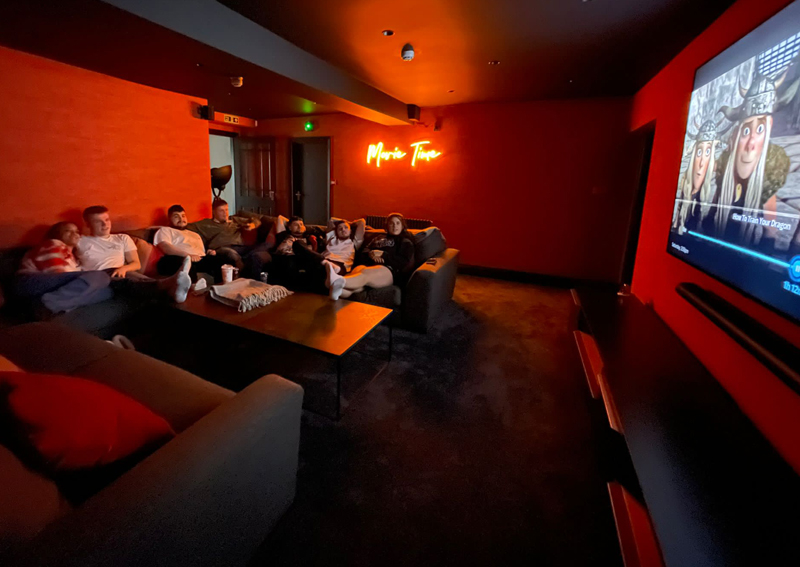 Edgar House, movie room